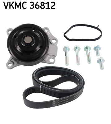 SKF Hosszbordásszíjkészlet vízpumpával VKMC36812_SKF